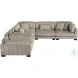 Traverse Taupe 5 Piece L Shape Modular Sectional