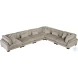 Traverse Taupe 6 Piece L Shape Modular Sectional
