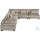 Traverse Taupe 5 Piece Modular Sectional