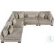 Traverse Taupe 5 Piece Modular Sectional