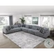 Traverse Gray 6 Piece L Shape Modular Sectional