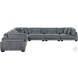 Traverse Gray 6 Piece L Shape Modular Sectional