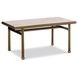 Axel Beige and Brown Rectangular Cocktail Table