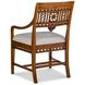 Dahlia Gray Upholstered Arm Chair