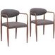 Zens Truffle Gray Dining Chair Set Of 2