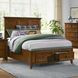 San Mateo Youth Tuscan Full Storage Panel Bed