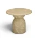 Cynthia Light Emperador Outdoor Round Side Table