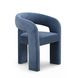 Malone Denim Blue Performance Fabric Upholstered Dining Chair