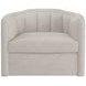 Selby Dove Cream Upholstered Swivel Arm Chair