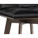 Stafford Bravo Black Swivel Upholstered Bar Stool