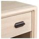 Sunset Cove Sanibel Brown 1 Drawer Open Nightstand with USB Charging