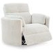 Raemondi Silver Swivel Glider Rocker Power Recliner with USB Charging and Pillows