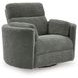 Raemondi Lead Swivel Glider Rocker Power Recliner with USB Charging and Pillows
