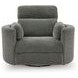 Raemondi Lead Swivel Glider Rocker Power Recliner with USB Charging and Pillows