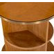 Hunter Brown Round Side Table