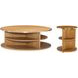 Hunter Brown Round Occassional Table Set