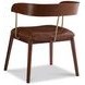 Nina Brown Leather Upholstered Dining Chair