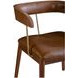 Nina Brown Leather Upholstered Dining Chair
