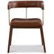 Nina Brown Leather Upholstered Dining Chair
