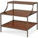 Julian Brown Rectangular Side Table