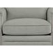 Camden Silver Leather Upholstered Accent Chair with Nailhead Trim