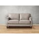 Camden Stone Leather 61" Loveseat with Nailhead Trim