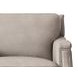 Camden Stone Leather 61" Loveseat with Nailhead Trim