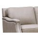 Camden Stone Leather 61" Loveseat with Nailhead Trim