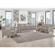 Camden Stone Leather 61" Loveseat with Nailhead Trim