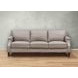 Camden Stone Leather 87" Sofa with Nailhead Trim