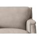 Camden Stone Leather 87" Sofa with Nailhead Trim