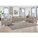 Camden Stone Leather 87" Sofa with Nailhead Trim