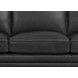 Camden Black Leather 87" Sofa with Nailhead Trim