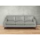 Camden Silver Leather Living Room Set