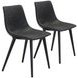Daniel Vintage Black Dining Chair Set Of 2