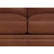 Sherwyn Pecan Leather 64" Loveseat with Nailhead Trim