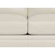 Sherwyn Vanilla Leather 64" Loveseat with Nailhead Trim