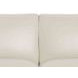 Sherwyn Vanilla Leather 64" Loveseat with Nailhead Trim