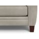 Sherwyn Stone Leather 89" Sofa with Nailhead Trim