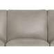 Sherwyn Stone Leather 89" Sofa with Nailhead Trim