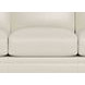 Sherwyn Vanilla Leather 89" Sofa with Nailhead Trim