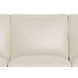 Sherwyn Vanilla Leather 89" Sofa with Nailhead Trim