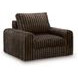 Carnon Chocolate 50" Power Gliding Chaise with USB Charging