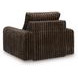 Carnon Chocolate 50" Power Gliding Chaise with USB Charging