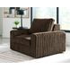 Carnon Chocolate 50" Power Gliding Chaise with USB Charging