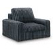 Carnon Gunmetal 50" Power Gliding Chaise with USB Charging