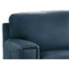 Halwyn Navy Leather Upholstered Accent Chair