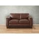 Halwyn Pecan Leather 65" Loveseat