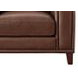 Halwyn Pecan Leather 65" Loveseat