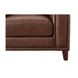 Halwyn Pecan Leather 65" Loveseat